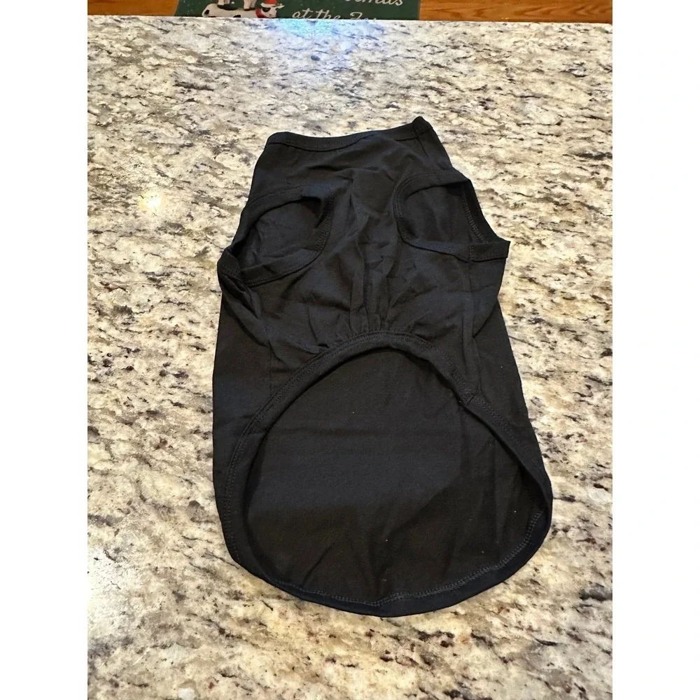New Pup's Wardrobe: Sleek Solid-Colored Dog Shirt Tank Top, Perfect for‎ size XL